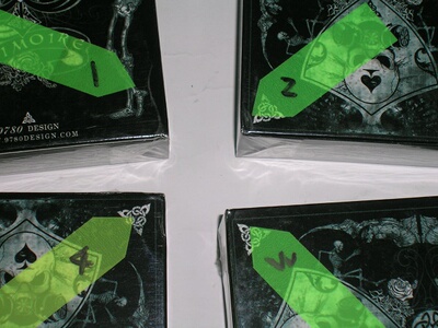 Bicycle GRIMOIRE playing cards 魔殿撲克牌-小碰角