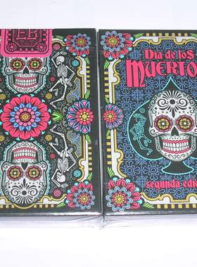 美國原裝進口 Dia de Los Muertos V2 black 單車撲克牌
