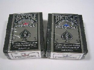 美国進口 Bicycle prestige plastic 精装版 100%塑料制 撲克牌