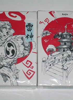 台灣制品 風神雷神．Fujin & Raijin 撲克牌