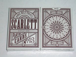 美國原裝進口 SCARLETT Tally Ho 白底平紋外盒 display deck