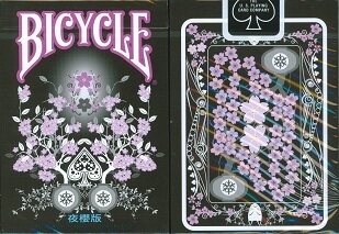 美國 BICYCLE Transducer Night Sakura edition 撲克牌(夜櫻版)