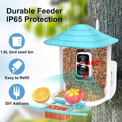 vicohome智能喂鸟器摄像头AI识别