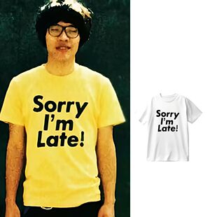 一百种生活Sorry Im Late! 卢广仲演唱会我迟到了纯棉短袖T恤衣服