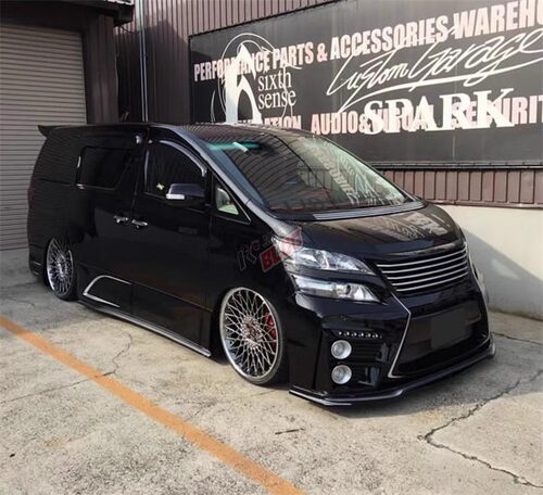170 20系 Vellfire 威尔法 大包围 保险杠改装前杠后杠 机盖 尾翼