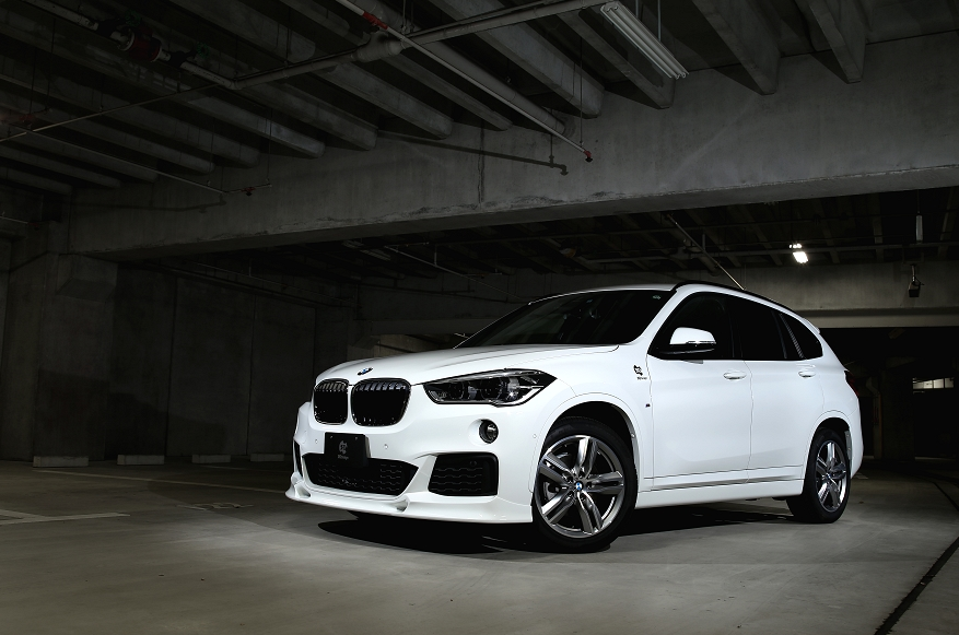 3D design BMW  F48宝马 X1 M-Sport 改装小包围 改装 前唇 尾翼