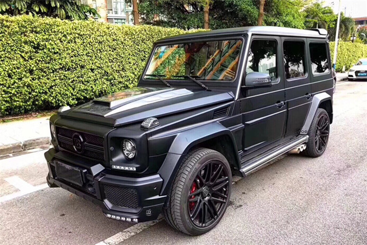 奔驰g级 大g g500g63改装升级 brabus 巴博斯宽体大包围 排气