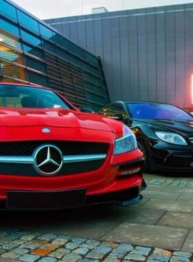 SR66  SL R230 宽体运动包围 改装 前后保险杠 机盖 尾翼