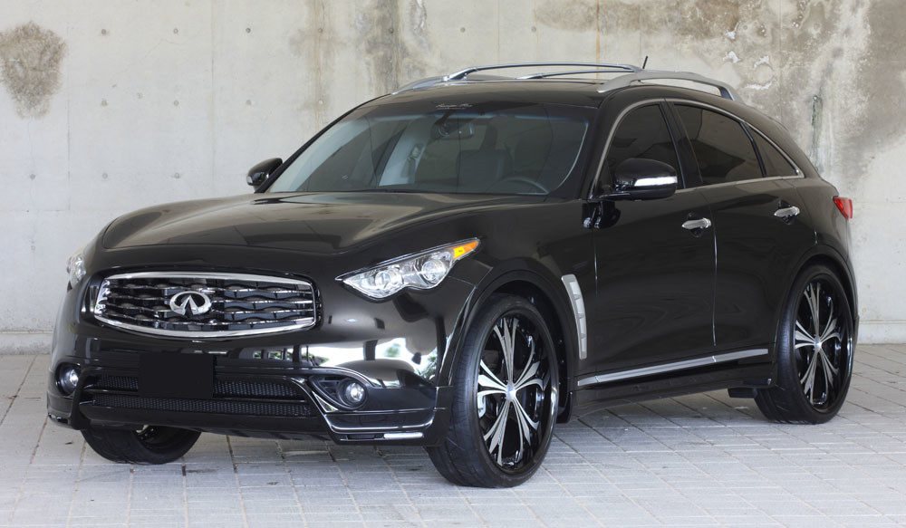 M z SPEED  英菲尼迪 QX70 FX35 小包围 改装 前唇 侧裙 后唇