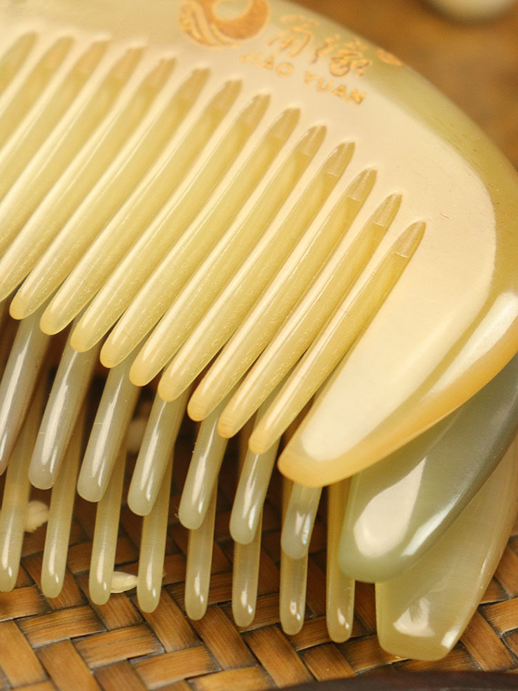 천연 경적 빗 미니 작은  빗 남자 빗 가방 가방 빗 포켓 빗 조각