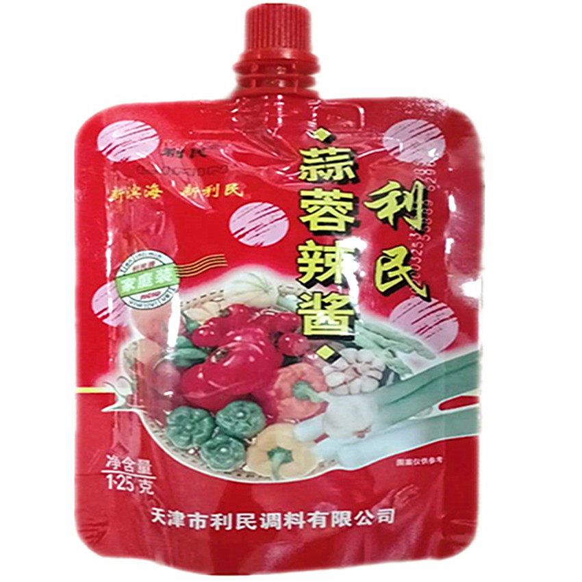 天津125g利民蒜蓉辣酱多省包邮