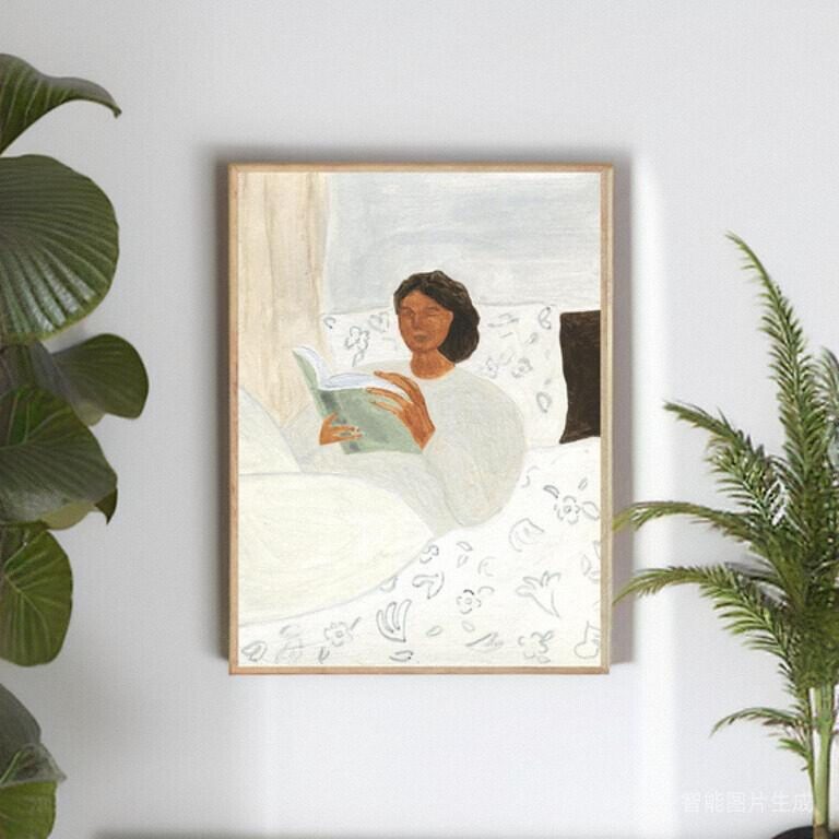 丹麦设计Isabelle Vandeplassche艺术海报 北欧客厅卧室餐厅挂画