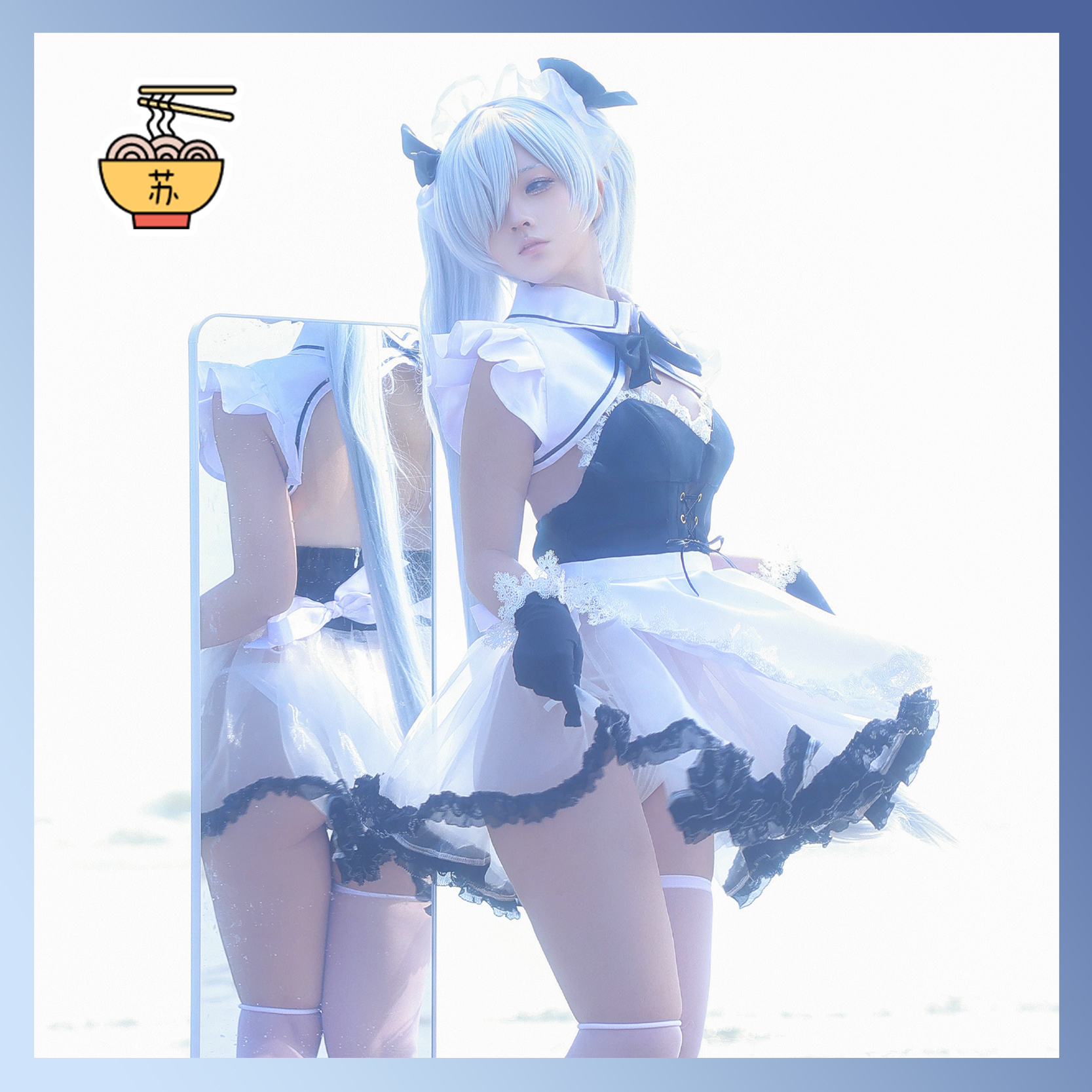 Nikke胜利女神灰姑娘同人女仆COS