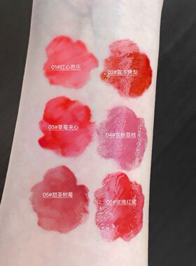 防水不易掉色大红色口红儿童节