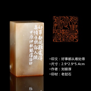 闲章孤品26008:刘银厚篆刻
