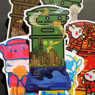 原创异形邮筒形状明信片 ins风手账贺卡 旅游纪念品 编号101-150