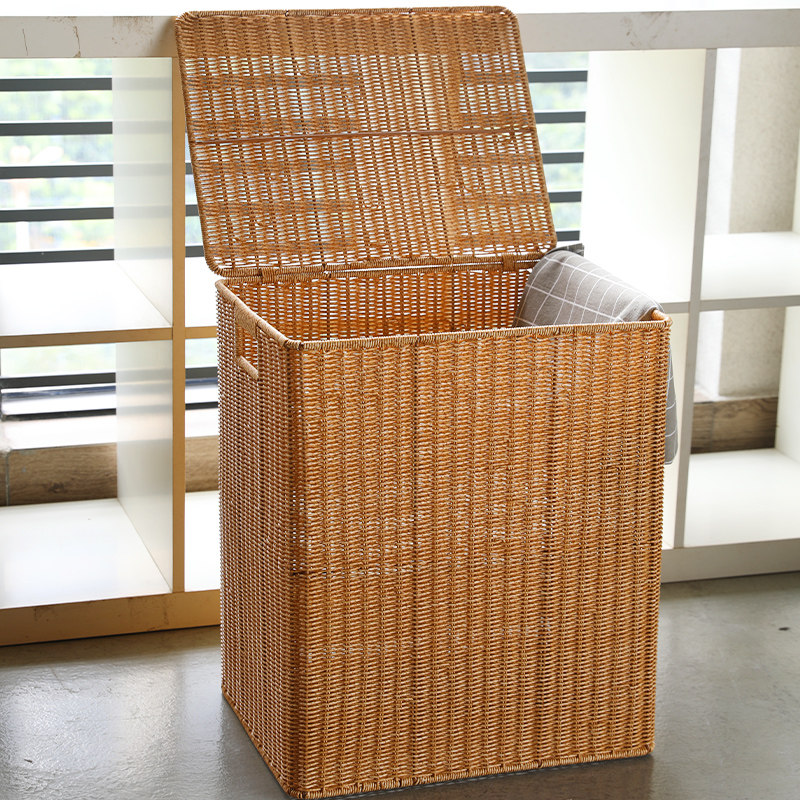 脏衣篮篓带盖大号洗衣篓篮子脏衣服玩具收纳筐家用衣物收纳箱浴室