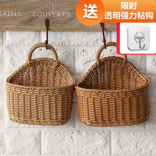 壁挂篮姜蒜收纳筐挂篮厨房