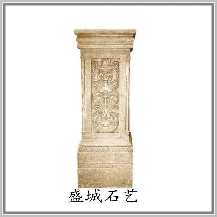 砂岩浮雕定制沙岩雕塑背景墙壁画砂岩柱子柱墩景观花盆玻璃钢仿铜