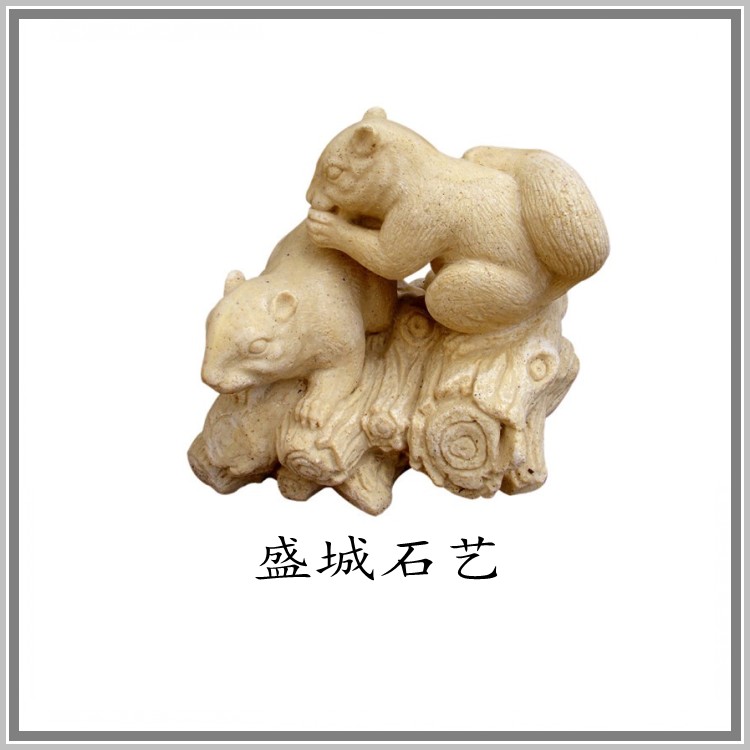 砂岩欧式浮雕艺术壁画松鼠雕塑沙岩玻璃钢雕塑园林景观喷水池雕塑