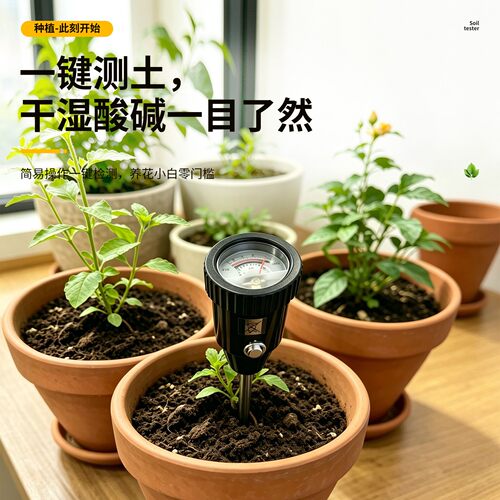 二合一土壤pH湿度测试仪