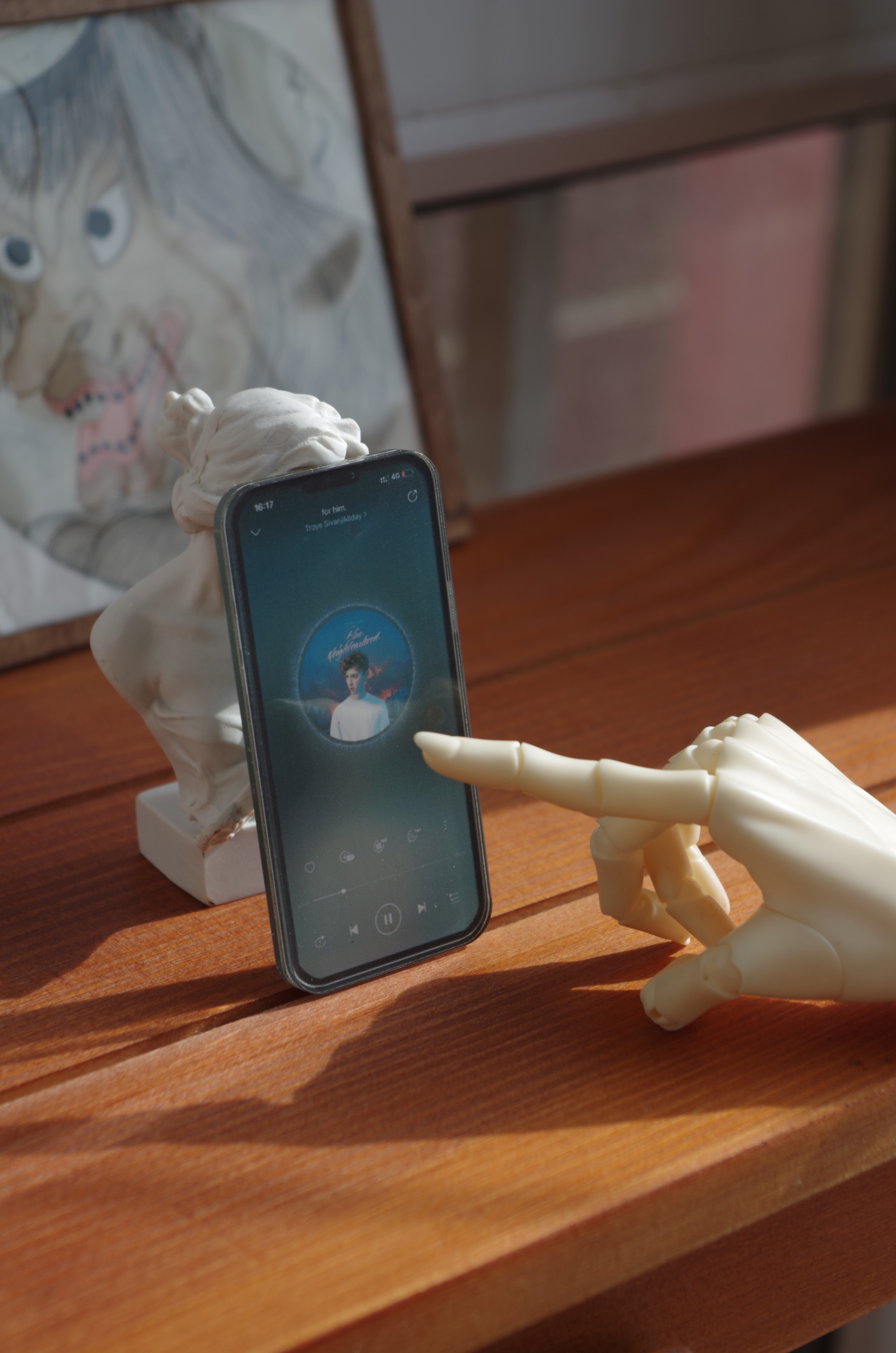 【现货黑色/红色】BJD娃用智能手机拍摄道具三分四分六分75叔