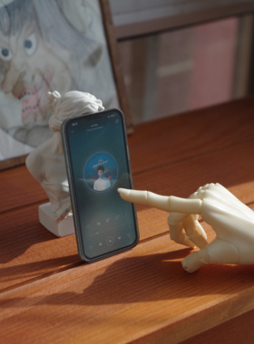 【现货黑色/红色】BJD娃用智能手机拍摄道具三分四分六分75叔