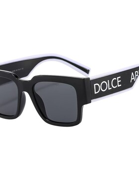 新款宽边字母女士太阳眼镜墨镜3448