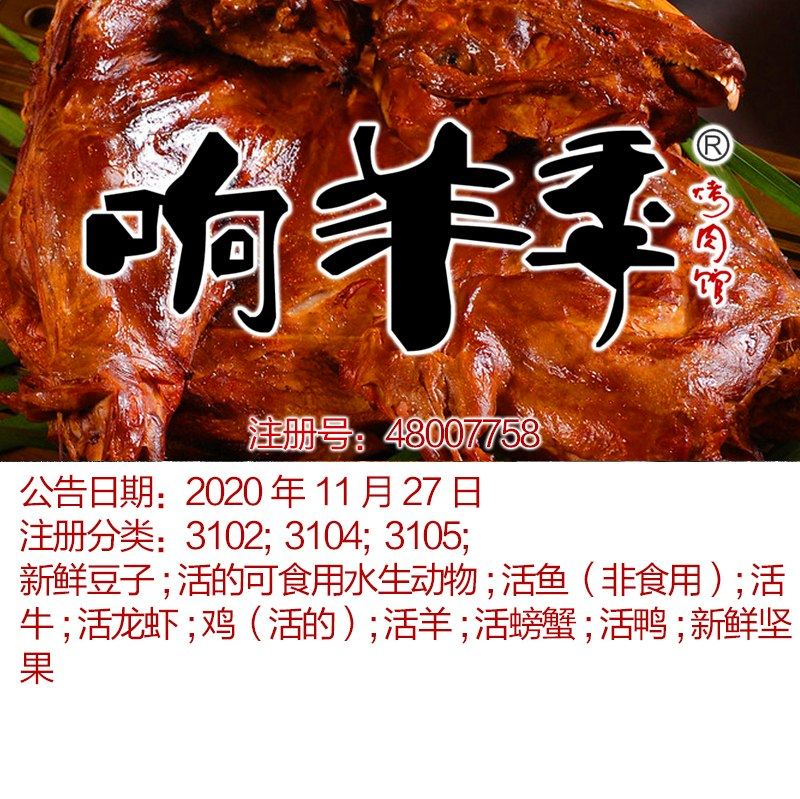 31类《想羊季》水生动物; 活鱼; 活牛; 活羊;北京商标出售