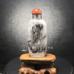 济公李时珍东躍作品衡水内画鼻烟壶纯手工订制写字装鼻烟粉提神