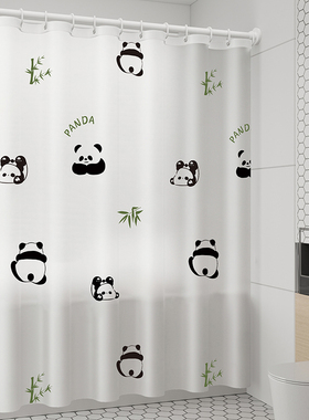 浴室浴帘卫生间防水布防霉免打孔厕所遮挡淋浴隔断洗澡peva塑料膜