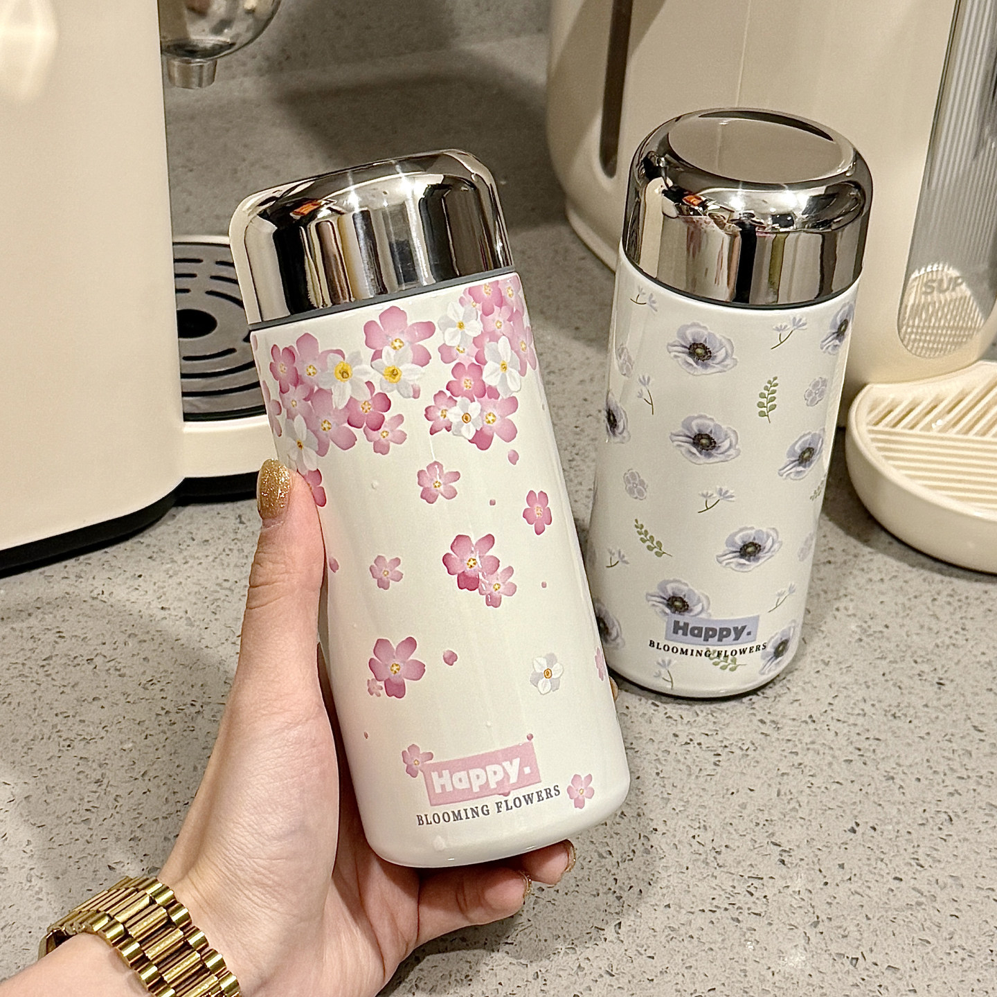 小巧便携迷你保温杯高颜值女2025新款泡茶水杯外带316不锈钢杯子