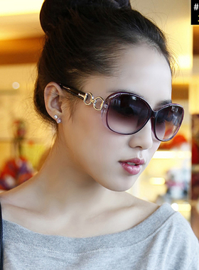 优雅太阳镜防紫外线时尚女明星款