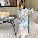 新款格子连衣裙两件套2C153-819-P165K238，女装连衣裙，2C153