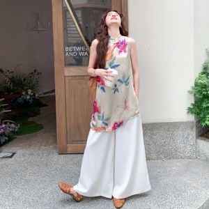 夏装新款 新中式旗袍套装2C153-828-P155K238图片