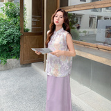 新款紫色风套装连衣裙2C153-838-P155K238，女装套装/套裙，2C153