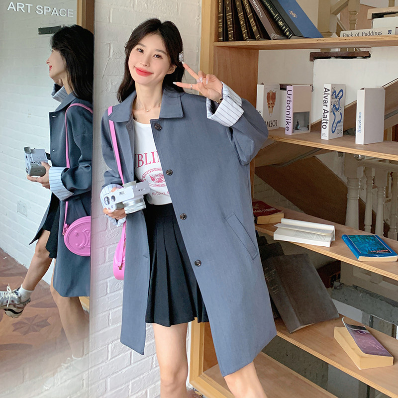 新款风衣外套女春秋新款2C153-6630-P145K208,女装风衣,2C153
