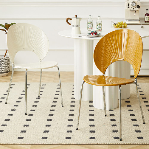 犇超pvc复古奶油风餐椅品质保障