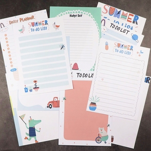 可爱简约信纸空白横线b5信笺情书校庆活动稿纸文艺清新表白书写信