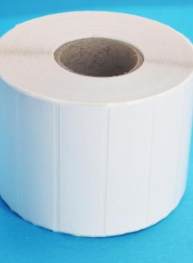 热销标签贴纸75 70x25不干胶打印铜版纸TSC244 342 MX240P条码纸