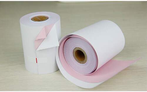 收银纸75X60双层白红二联打印纸