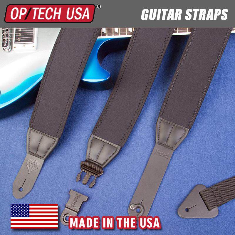 美产OPTECHUSA Neotech 卡锁扣吉他背带 加厚记忆棉电木贝斯肩带