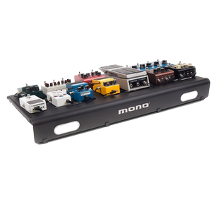 MONO 电吉他贝斯单块效果器板 金属轨道板子收纳包轻型固定架配包
