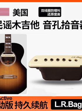 L.R.Baggs M1 Active音孔主动民谣吉他拾音器麦克打板LR双拾音