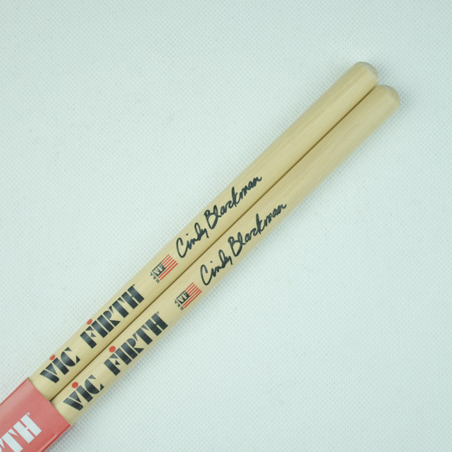 正品美产vic firth scb cindy blackman签名款鼓棒鼓槌
