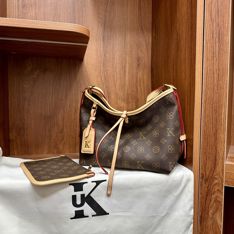 优库迪斯老花大容量托特包网红女