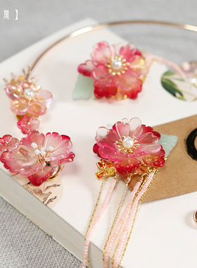 古风璎珞婚礼红色汉服配饰现货