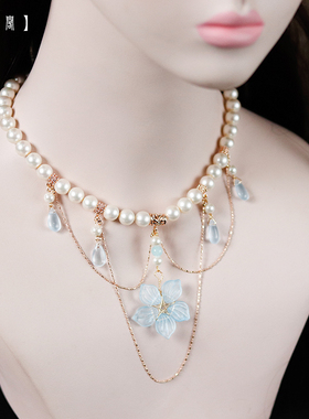 百搭颈链古风汉服软璎珞手作项链原创设计明制宋制唐风配饰司珍阁