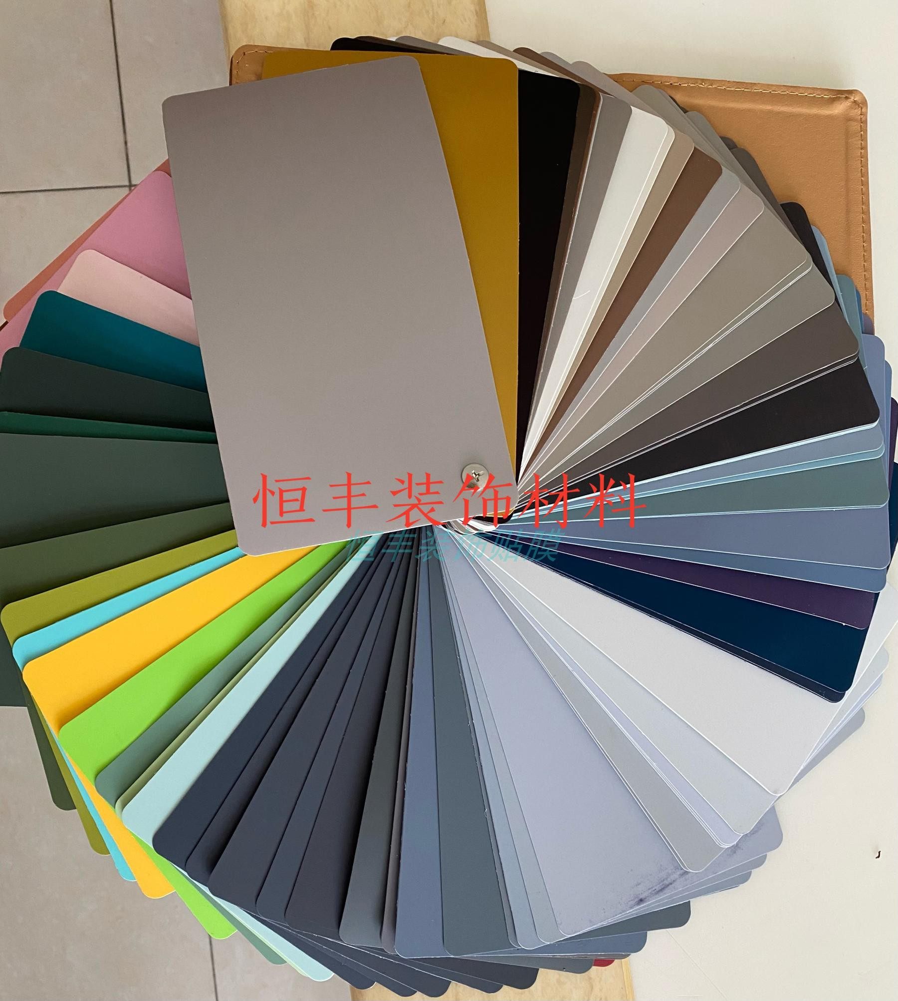 pvc吸塑膜 橱柜衣柜吸塑膜 家具移门包覆膜 室内门膜皮 肤感单色