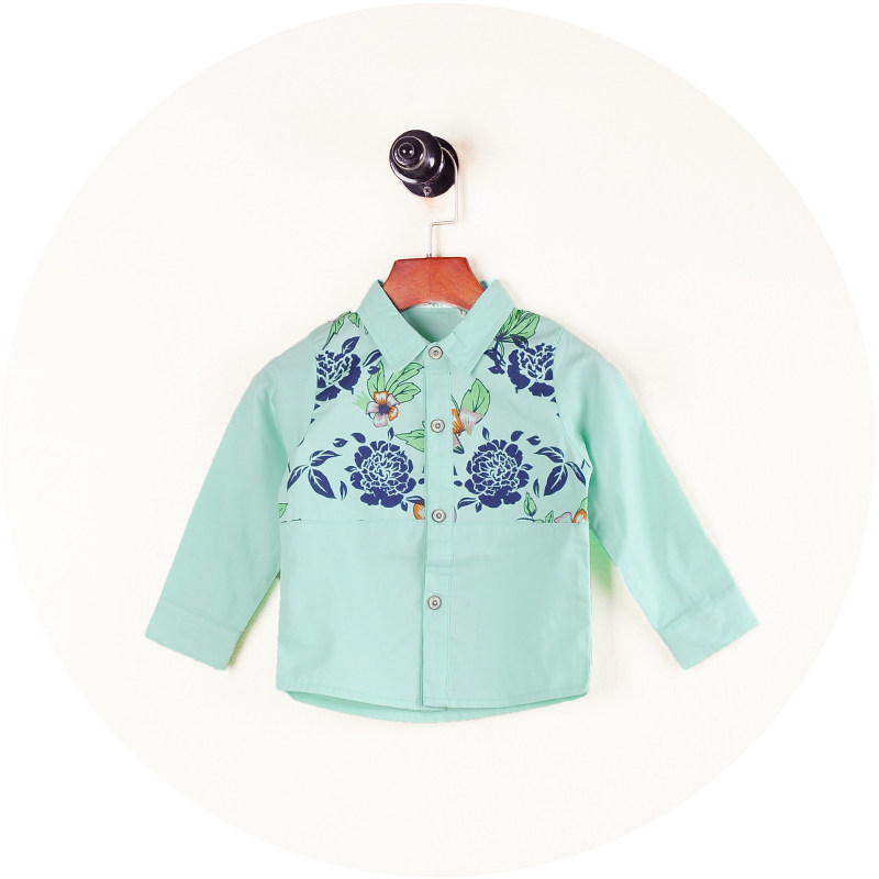 Chemise garcon à manche longue - Ref 2074141 Image 1